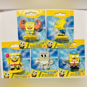 Full Set of SpongeBob SquarePants Micro Figures - Sponge Out of Water